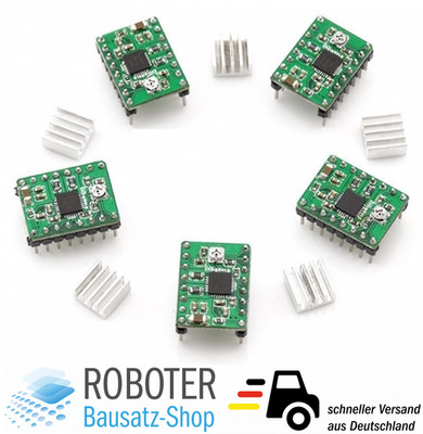 5x A4988 Stepper Motor Driver Schrittmotor Treiber 3D Drucker RAMPS CNC