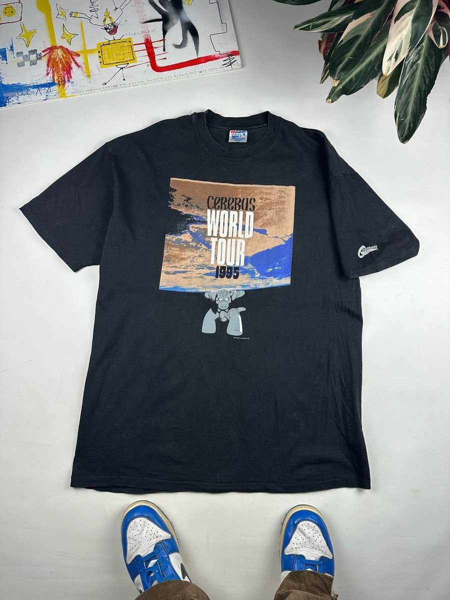 Vintage 1995 CEREBUS World Tour T-Shirt Graphitti Designs Comic