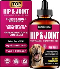 Glucosamine Liquid Drops for Dogs Hip Joint,Inflammation Pain Relief,Bone Health