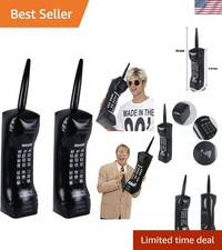 2PCS Inflatable Mobile Phone - 80's 90's Party Decorations Supplies Retro Cel...