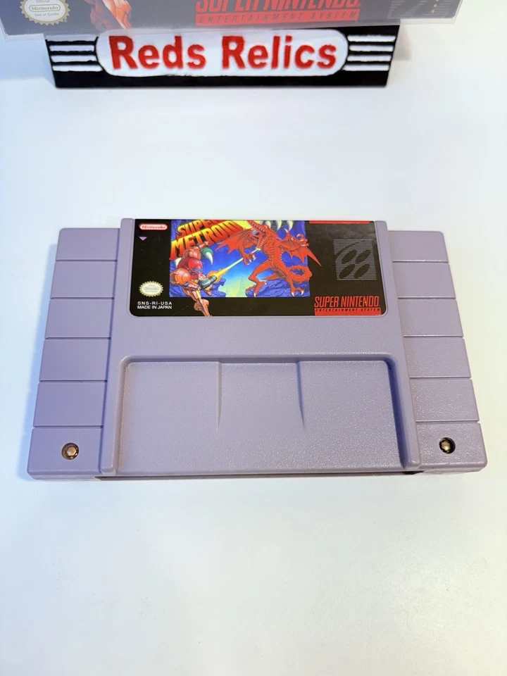 Caja Super Metroid (Super Nintendo SNES) - Sin manual - Muy buen estado Foto 2 de 4