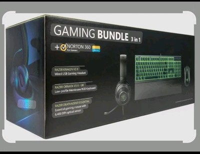 Razer Gaming Bundle 3 in 1 + Norton 360 12 Monate. 