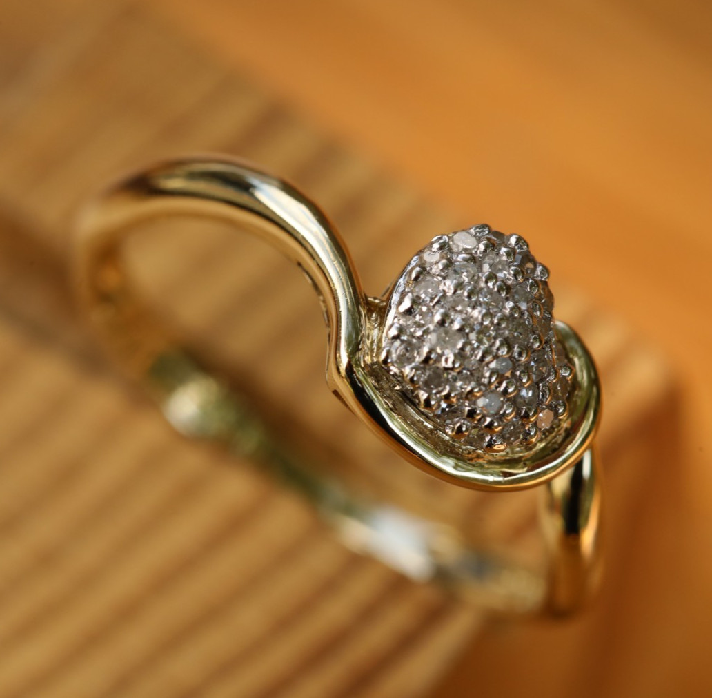 Diamond Heart Ring