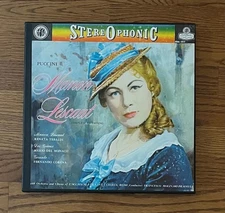 Puccini Manon Lescaut Complete Recording London Blue Back OSA1317 Stereo EX