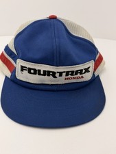 Vintage Honda FourTrax Snapback Trucker Hat USA Made Mesh Cap ATV