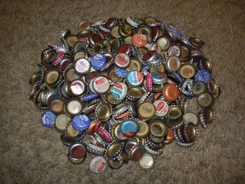 Huge Lot Over 400 Mixed Vtg 1970s 1980s Pop Soda Pepsi Nehi 7up Coke Bottle Caps