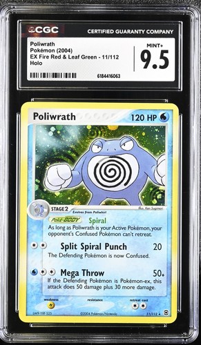 Poliwrath graded CGC 9.5 for sale on eBay