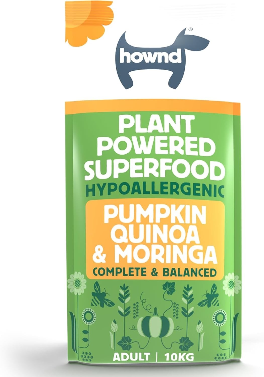 HOWND Vegan Dog Food - Plant Powered Superfood Hypoallergenic Dry Dog Food 10kg