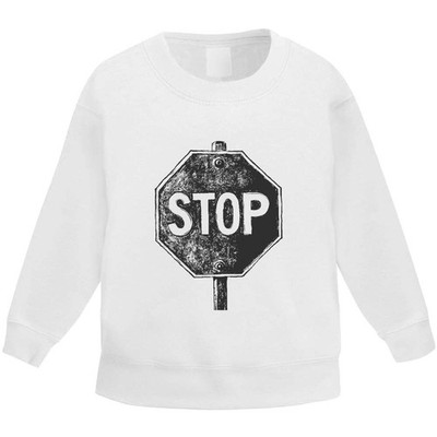 'Stop Sign' Kid's Sweatshirt / Sweater / Jumper (KW050882)