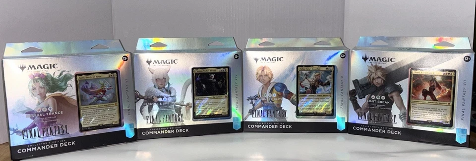 Magic The Gathering Final Fantasy Collector's Edition Commander Deck Set Bundle - Image 2 of 4