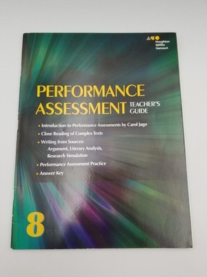 Collections Performance Assessment, Grade 8: Teacher Edition