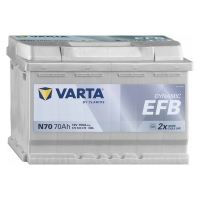 Varta N70 Autobatterie EFB 12V 70Ah Blue Dynamic Start-Stop Batterie 570500076