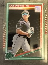 SLADE CALDWELL 2025 DONRUSS CLEARLY RATED PROSPECT #112, DIAMONDBACKS