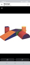 Kids Foam Block 6 Piece Set Indoor Outdoor Playground