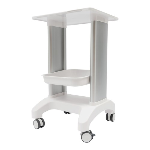 Carrello Medico con Ruote 2 Vassoi Carrello Mobile per Strumenti Cosmetici Strumento - Foto 6 di 19