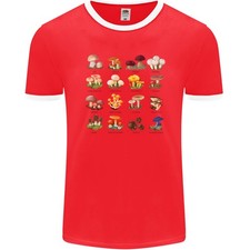 T-Shirt Ringer Pour Hommes Espèces De Champignon FotL