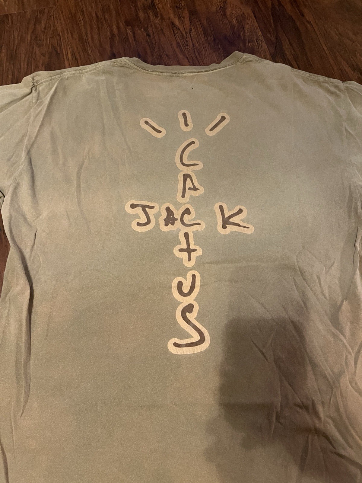 Travis Scott Highest in the Room Cactus Jack Olive Green T-Shirt Men’s Size XL