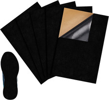 5 Pcs Stick on Self Adhesive Suede Soles for Dance Shoes 8.6 X 11.8 Inch Non Sli