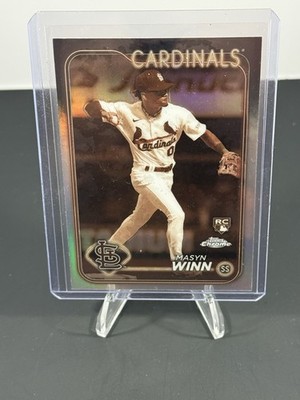 2024 Topps Chrome - Masyn Winn #189 Sepia Refractor (RC)