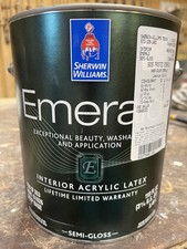 Sherwin Williams Emerald Interior Latex Paint...