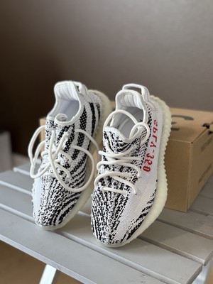 adidas Yeezy Boost 350 V2 Zebra CP9654 Size 4 US   New with Box