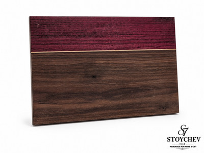 Handmade Hardwood Cutting Board | Thick 1 Inch Butcher Block Serving Tray