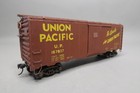 O SCALE WOOD / BRASS ASSEMBLED UP UNION PACIFIC BOXCAR 187837 NO BOX AS-IS LOOSE — photo 8