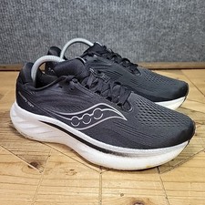 Saucony Ride 18 Womens Size 9 Medium B Black White Sneakers S11000-100 Cushion