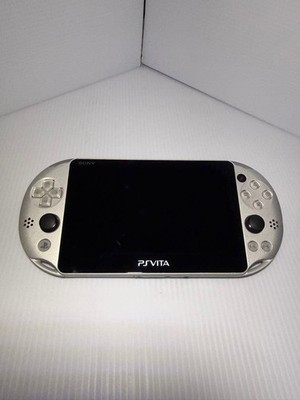 Excellent SONY PlayStation PS Vita Wi-Fi PCH-2000 Silver Console w/charger