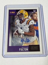 KRISTIAN FULTON AUTO ROOKIE CARD TENNESSEE TITANS RC 2020 PANINI SCORE FOOTBALL. rookie card picture