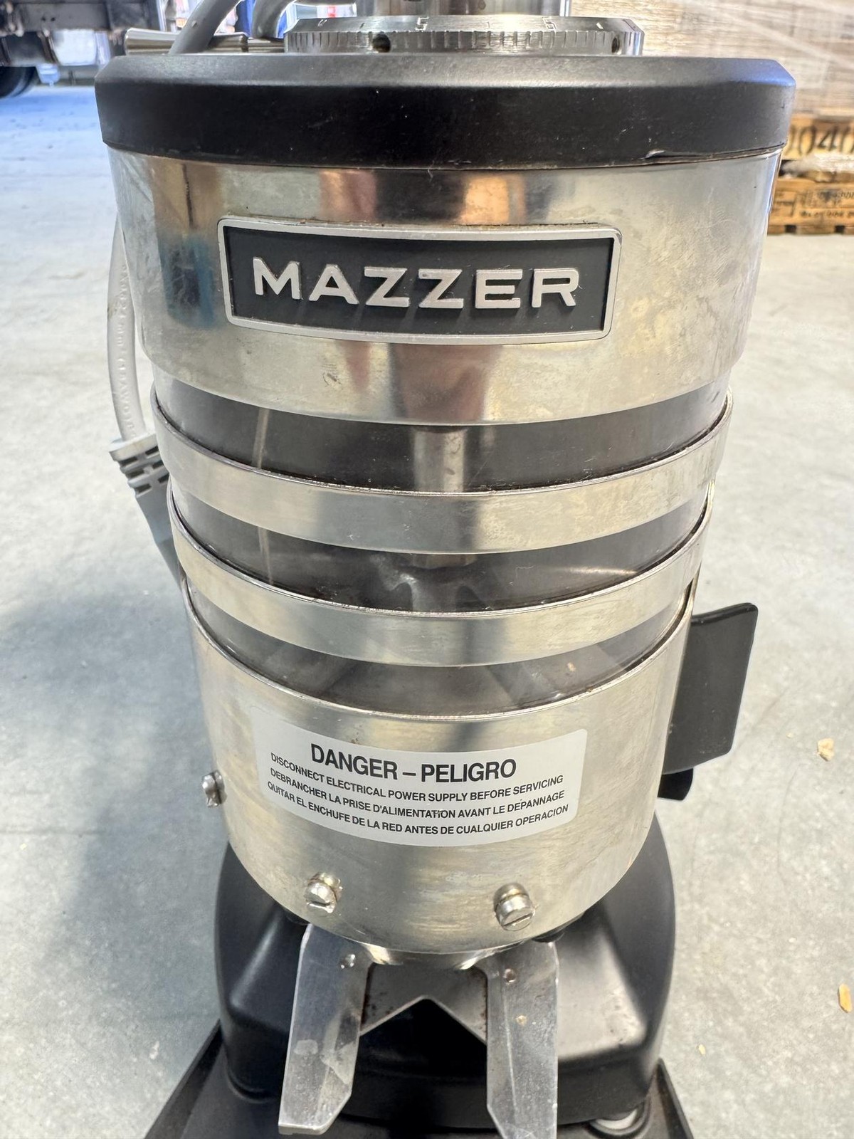 Mazzer Luigi Spa Espresso Coffee Grinder - Broken Knob, Functional