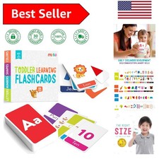 Durable Multicolor Flash Cards for Toddlers 1-3 - Perfect for Early Learning