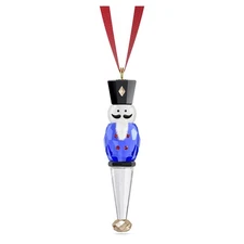 Swarovski Crystal Holiday Cheers Nutcracker Ornament, Blue, 5701868