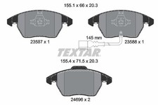 Bremsbelagsatz Vorne Teves-System für Audi A1 A3 Cabrio TT Coupe Skoda ab 03->