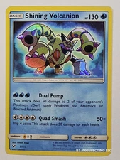 2017 Sun & Moon Shining Legends Shining Volcanion 27/73 Holo