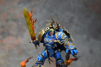 Warhammer 40k - Ultramarines - Roboute Guilliman - PAINTED | eBay Warhammer 40k - Ultramarines - Roboute Guilliman - PAINTED | eBay