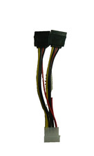 Molex to Dual SATA Power Splitter Cable   4  Pin Molex to 2  SATA Power...
