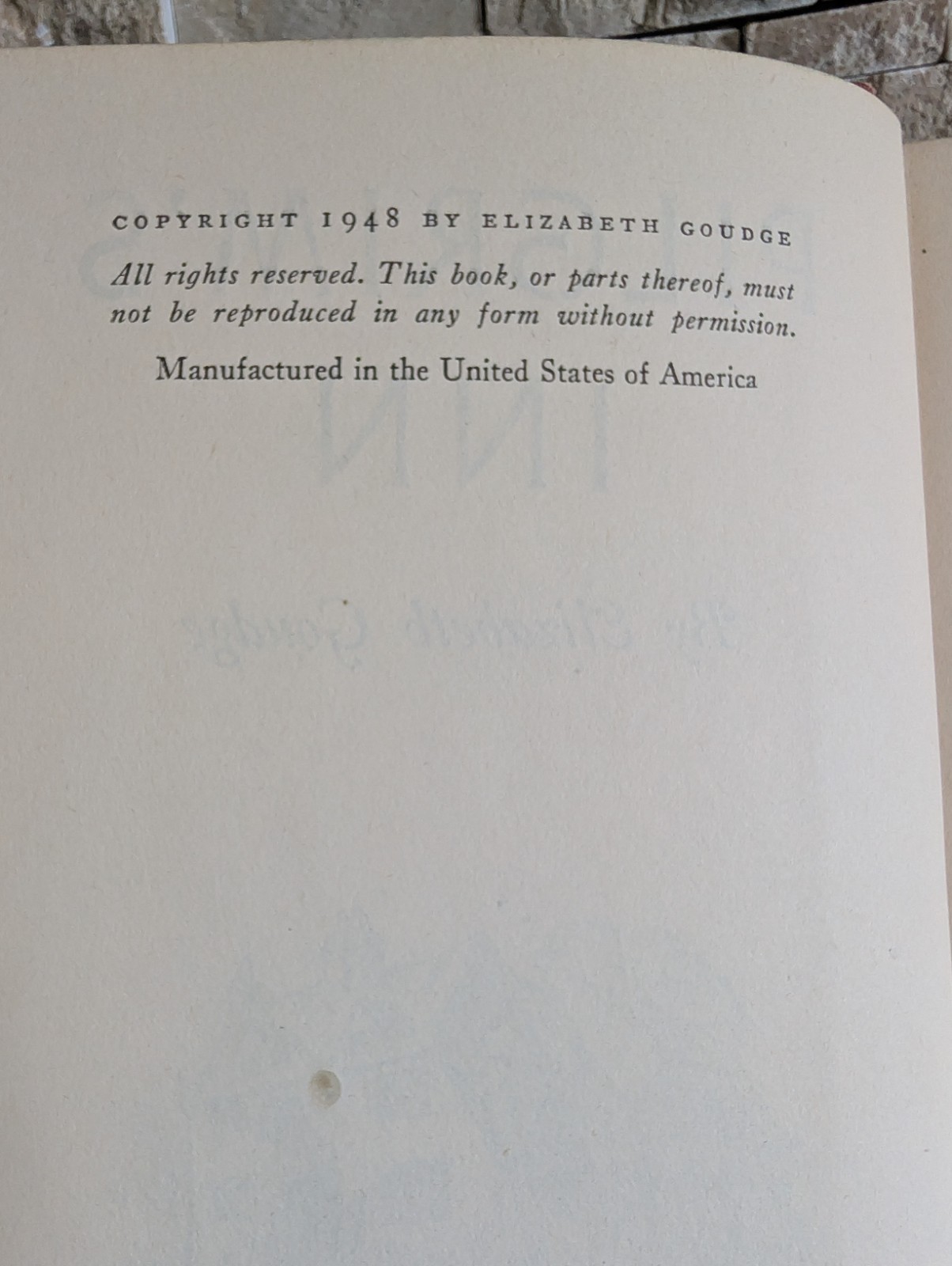 VTG 1948 Pilgrim's Inn by Elizabeth Goudge First Edition Hardcover Book USA image 10