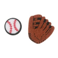 Foamies Baseball Shapes Felt Cutouts Self-Adhesive - 52 pieces Mit Baseball