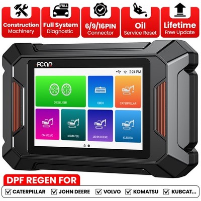 Heavy Equipment Diagnostic Tool Heavy Duty Truck Construction Machinery Scanner