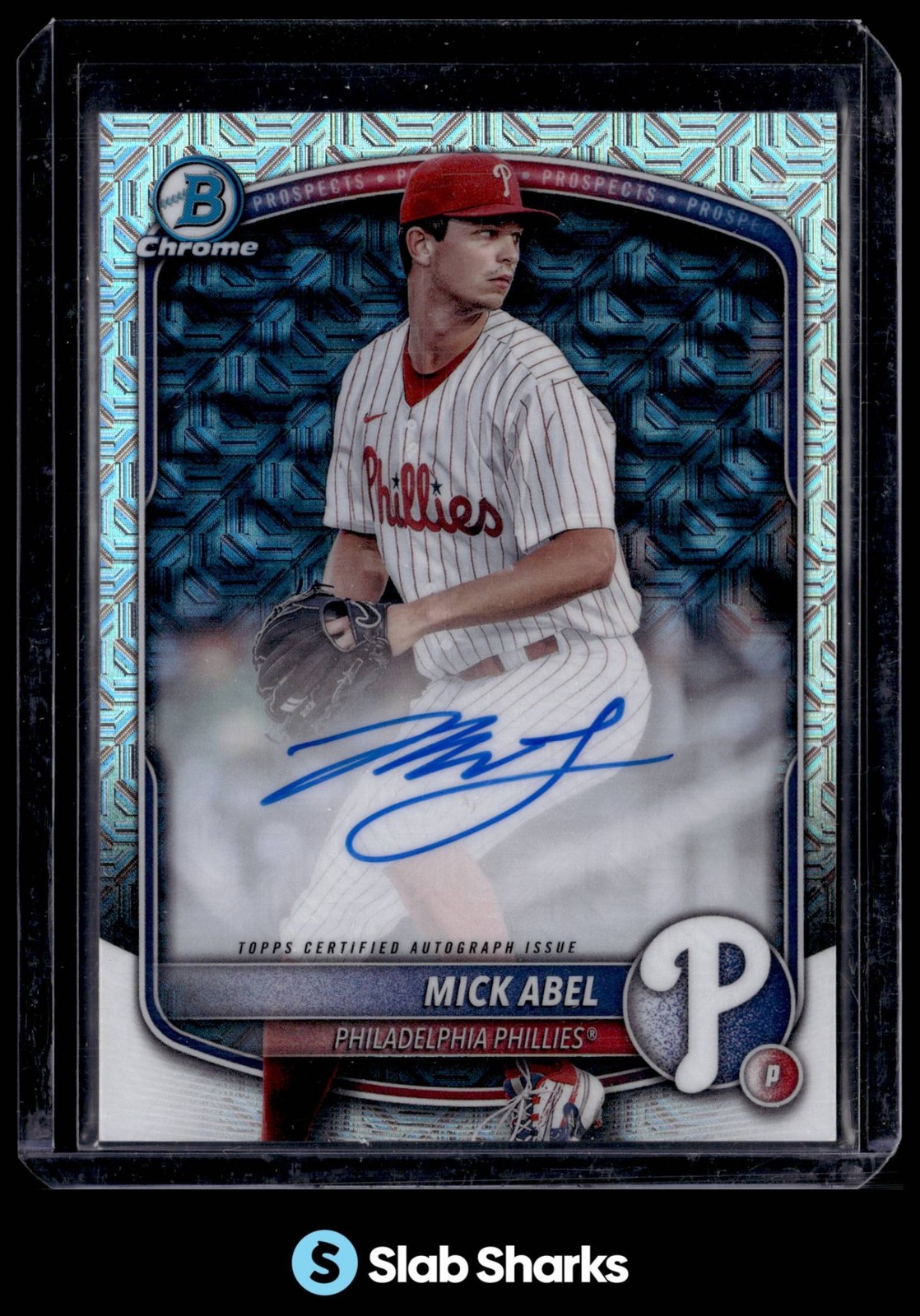 2025 BOWMAN #BMA-MA MICK ABEL CHROME PROSPECT AUTO MEGA BOX REFRACTOR