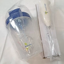 NEW Gundry MD Blender Bottle Classic Shaker Mix Cup & hand frother mixer set