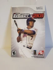 Major League Baseball 2K8 Instruction Manual Booklet (Nintendo Wii, 2008) 2K