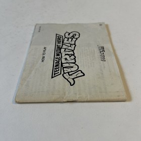 Notice Seule TEENAGE MUTANT HERO TURTLES Nintendo NES 88 -FRA 100% Officiel