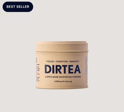 DIRTEA Focus Powder LION'S MANE MUSHROOM POWDER