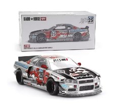 NEW Mini GT Kaido House KHMG197 Skyline GT-R R34 Kaido Star Racing V1 Chase