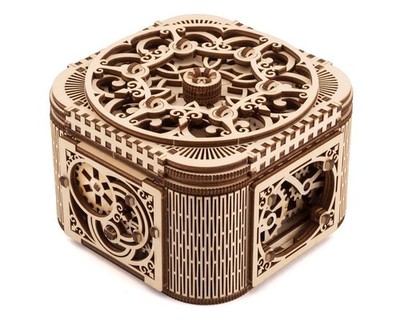 UGears Treasure Box Wooden 3D Model [UGMUTG0029]