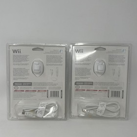 2 NEW Genuine Nintendo Wii Nunchuck Official OEM Factory Sealed White Read