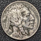 1918-D Buffalo Nickel 5C - FULL HORN!  - Old Glory C&C Daily 1c Auction!
