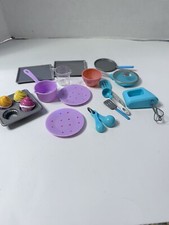 Our Generation Baking Accessories Mixer Pans Measuring Cup Spoons Plates